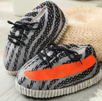 Plush Cotton Home Sneaker Slippers Woman Men Cute Cartoon Foam Shoes