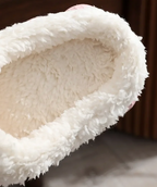 Cute Fur Bubble house Shoes Furry Slippers Close Toe Slides