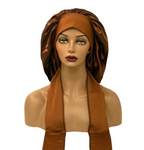 Womans 1 Pcs Sleeping Night Cap Bonnet Satin Adjustable Long Bow Tie Protective Headwear