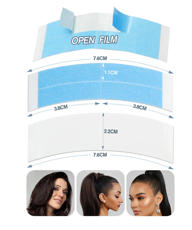 Double Sides Lace Front Wig Adhesives Extensions Strong Waterproof Lace Glue Tape