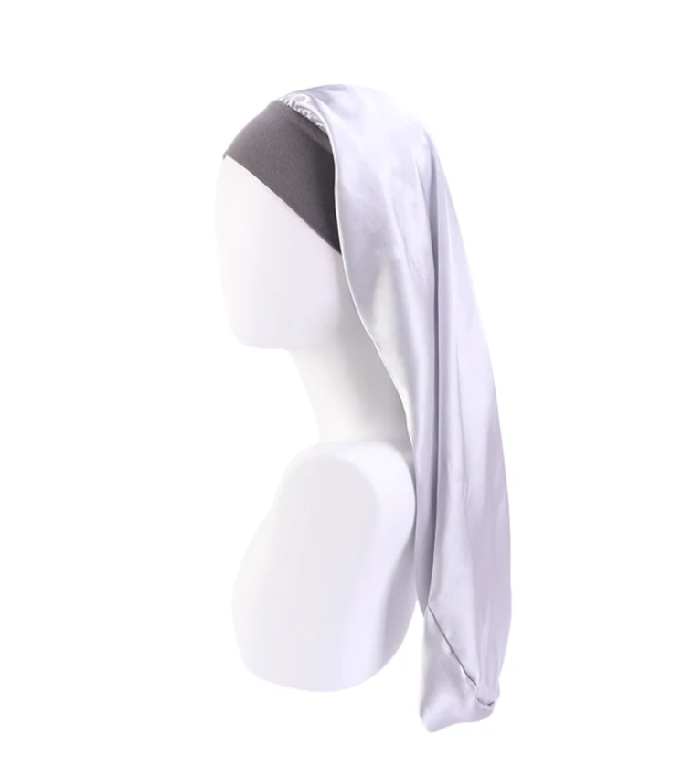 Long No Tie Sleeping Bonnet Womans Hair Protection Night Cap