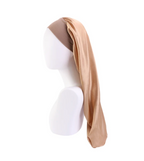 Long No Tie Sleeping Bonnet Womans Hair Protection Night Cap