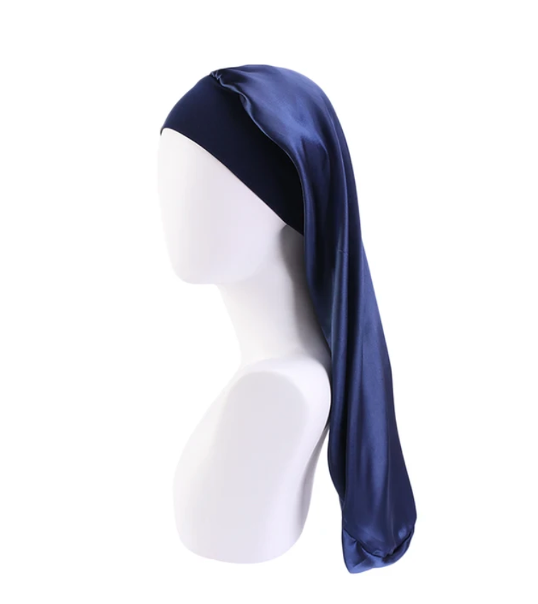 Long No Tie Sleeping Bonnet Womans Hair Protection Night Cap