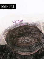 Womans Pixie Cut wig Natural Color 13x1 Human Hair Natural Wig