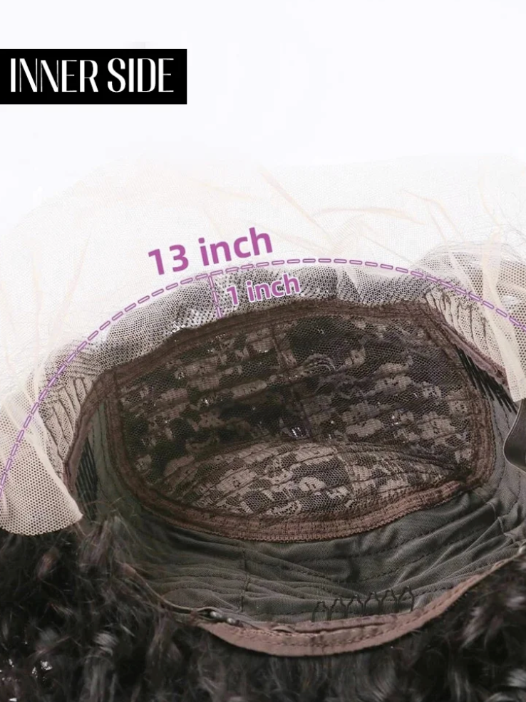 Womans Pixie Cut wig Natural Color 13x1 Human Hair Natural Wig