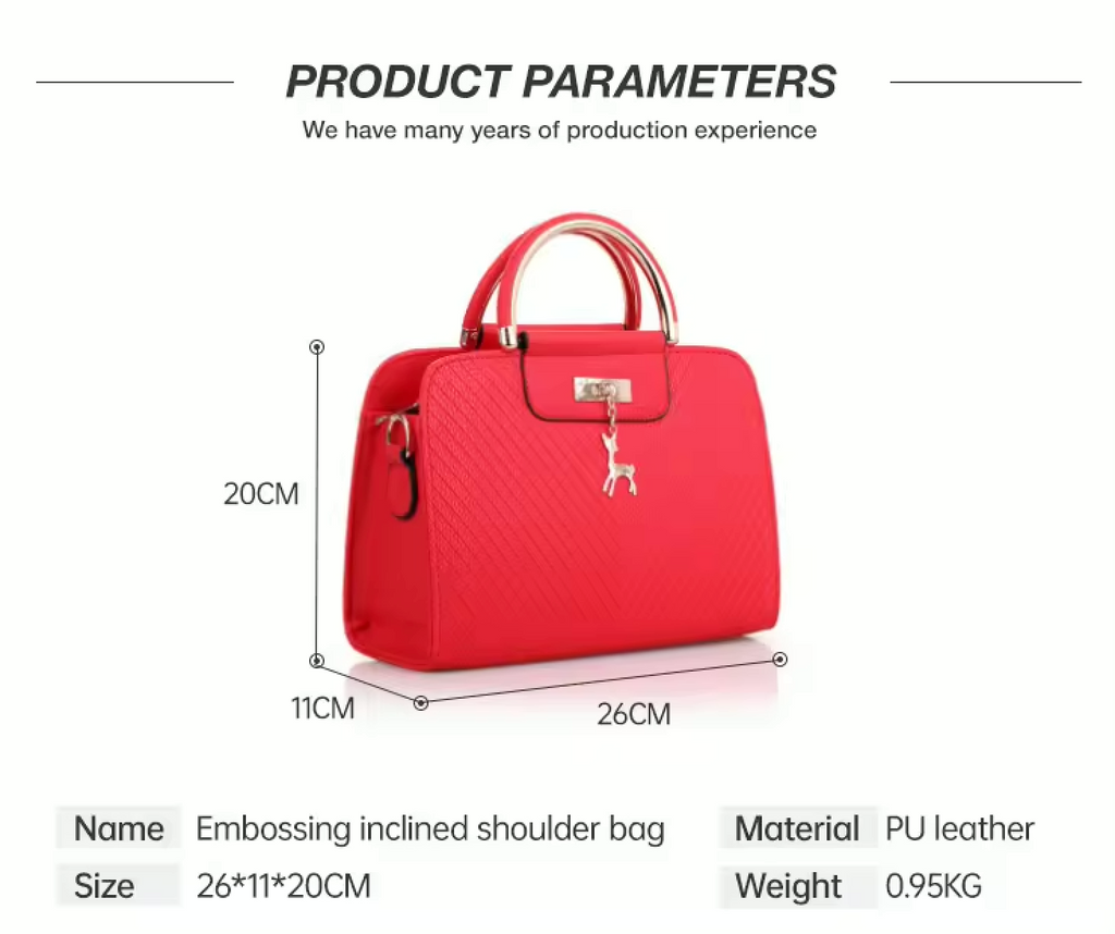 Womans Cross Body Handbag Leather Fashion Purse