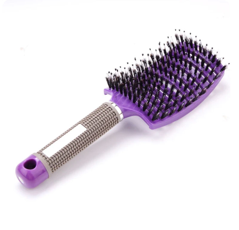 Scalp Massage Detangling Nylon Hair Brush Salon Hairdressing Styling Tool