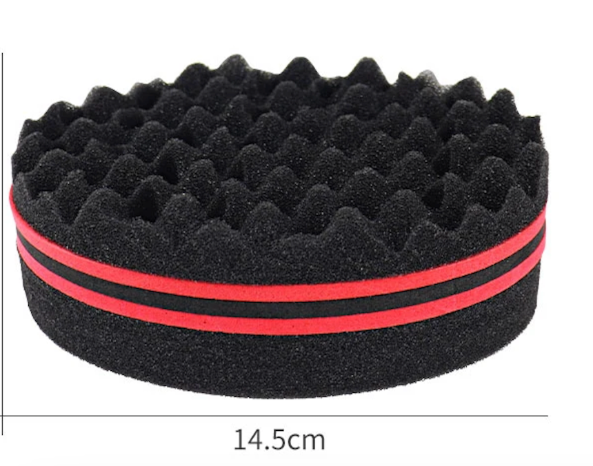 Mens Hair Sponge Twist Hair Design With Styling Pick