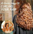 Womans Heatless Hair Curler Silk Ribbon Curling Rod Soft Styling Tool