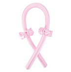 Womans Heatless Hair Curler Silk Ribbon Curling Rod Soft Styling Tool
