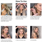 Womans Heatless Hair Curler Silk Ribbon Curling Rod Soft Styling Tool