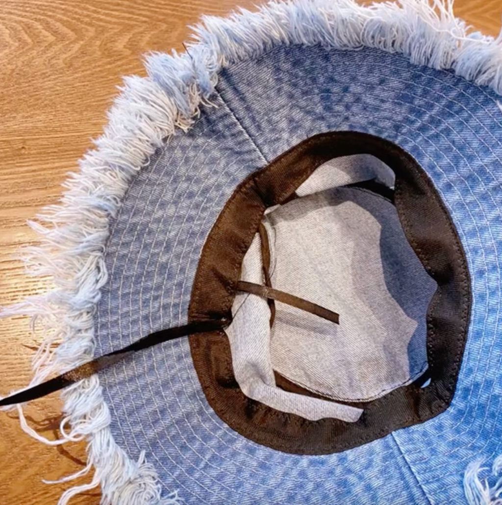 Distressed Denim Bucket Hat Fashion Outdoor Fisherman’s Summer Headwear Cap