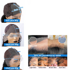 Deep Wave Natural Short Bob 13x4 180% Density Human Black Hair Lace Front Curly Wig Unit