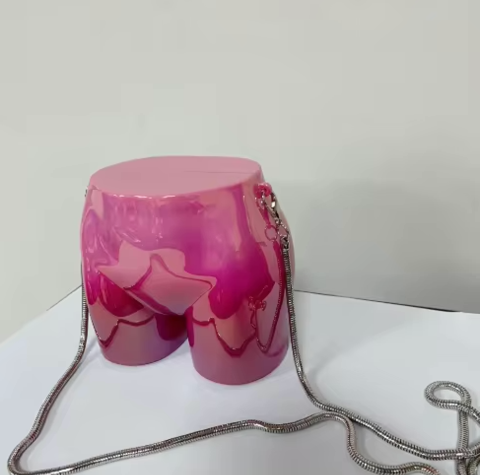 MINI Hip Body Butt Trending Handbag Womans Fashion Cross Body Chain Clutch Purse