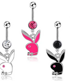 14G Stainless Steel 1Pcs Cartoon Bunny Belly Button piercing Fashion Navel Accessory