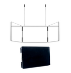 3 Way Adjustable Trifold Mirror Solo Styling Portable Wall Door Mount Mirror