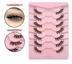 Natural Cat Eye 7/10 Pair Half Strip Lashes Style Mink Soft Lash Extension