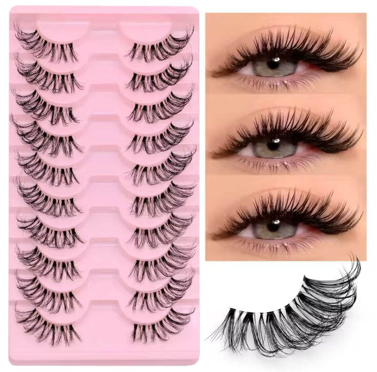 Natural Cat Eye 7/10 Pair Half Strip Lashes Style Mink Soft Lash Extension
