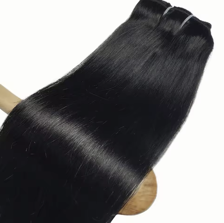 Natural Straight Hair Clip Ins Brazilian Hair Extensions 8 Pcs 120g Set