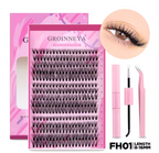 DIY Cluster Lash Kits Individual Cluster Lash Kits Full Fluffy 8-16 mm Set
