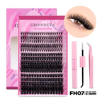 DIY Cluster Lash Kits Individual Cluster Lash Kits Full Fluffy 8-16 mm Set