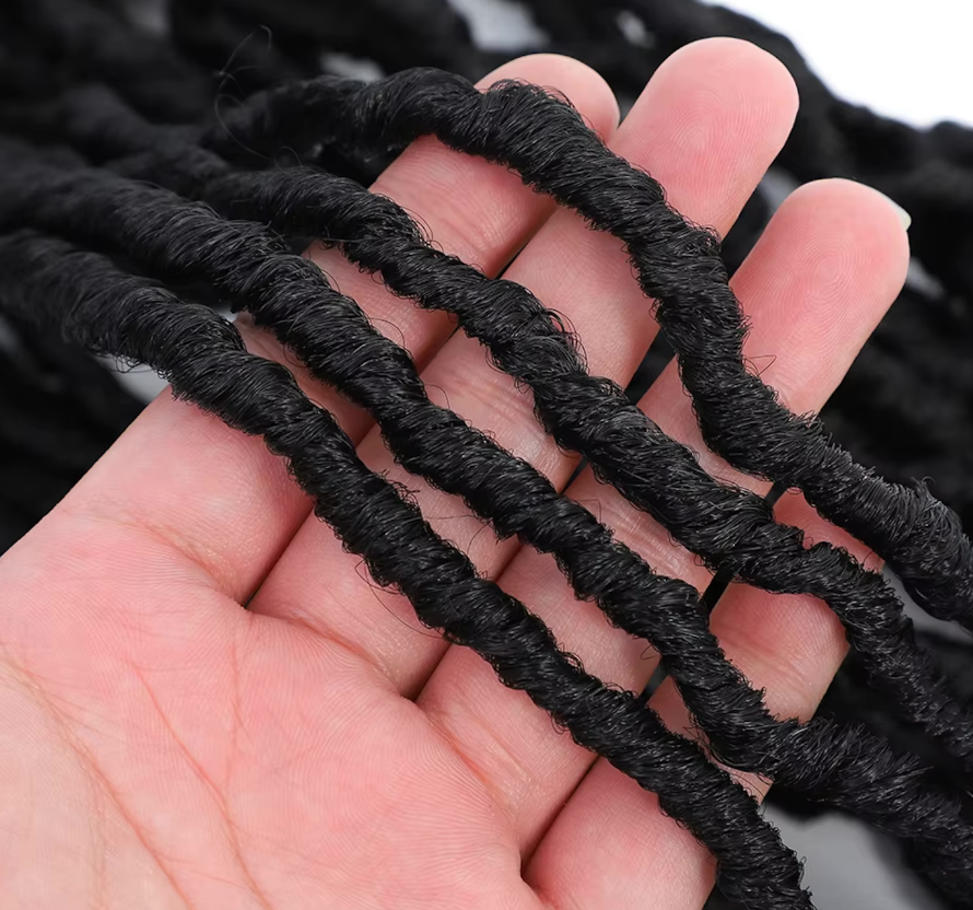 21 Pcs Goddess Faux Lock Pre Looped Crochet Hair Extensions 18 24 36 Inch 21 Pcs Set