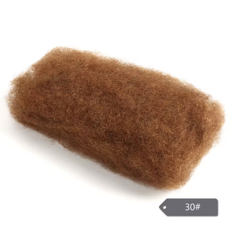 Micro Lock Human Afro Kinky Permanent Lock Extension Twist Natural Human Hair Bulk Braiding Hair