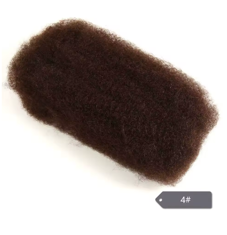 Micro Lock Human Afro Kinky Permanent Lock Extension Twist Natural Human Hair Bulk Braiding Hair