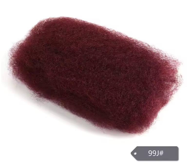 Micro Lock Human Afro Kinky Permanent Lock Extension Twist Natural Human Hair Bulk Braiding Hair