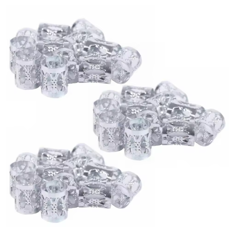 Adjustable Hair Clips Braiding Hair Accessory Gold Silver Multicolor 100 300 Pcs Braids Lock Hair Jewelry Cuff