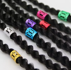 Adjustable Hair Clips Braiding Hair Accessory Gold Silver Multicolor 100 300 Pcs Braids Lock Hair Jewelry Cuff