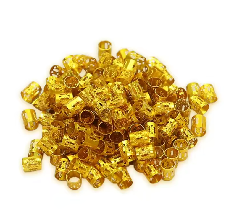 Adjustable Hair Clips Braiding Hair Accessory Gold Silver Multicolor 100 300 Pcs Braids Lock Hair Jewelry Cuff