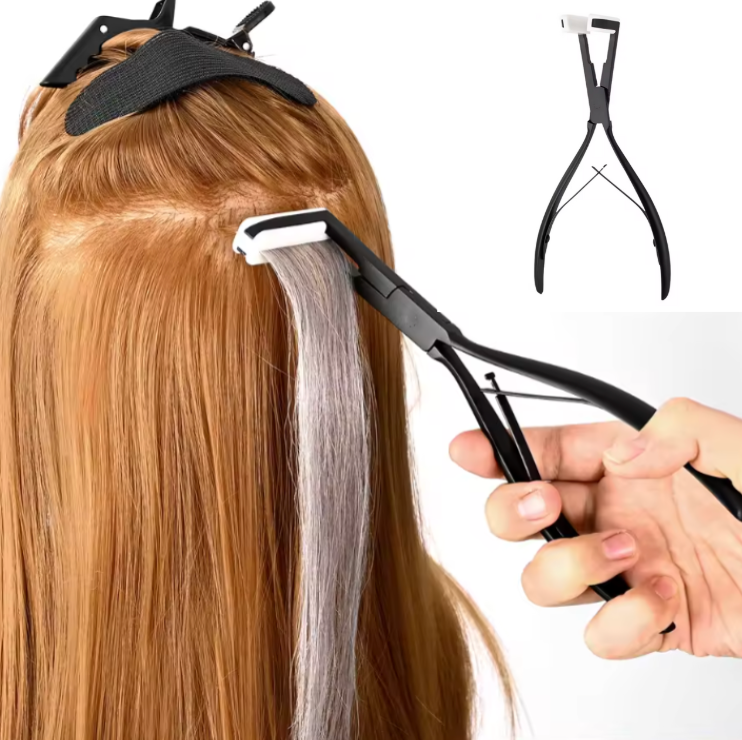 Tape In Pliers Hair Sealing Applicator 7 Inch Stainless Steel Styling Tool