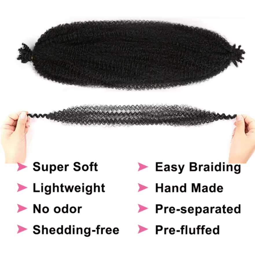 Spring Afro Faux Locs Butterfly Braids Hair Curly Twist Crochet Braiding Hair 16 24 28 Inch Lot
