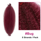 Spring Afro Faux Locs Butterfly Braids Hair Curly Twist Crochet Braiding Hair 16 24 28 Inch Lot