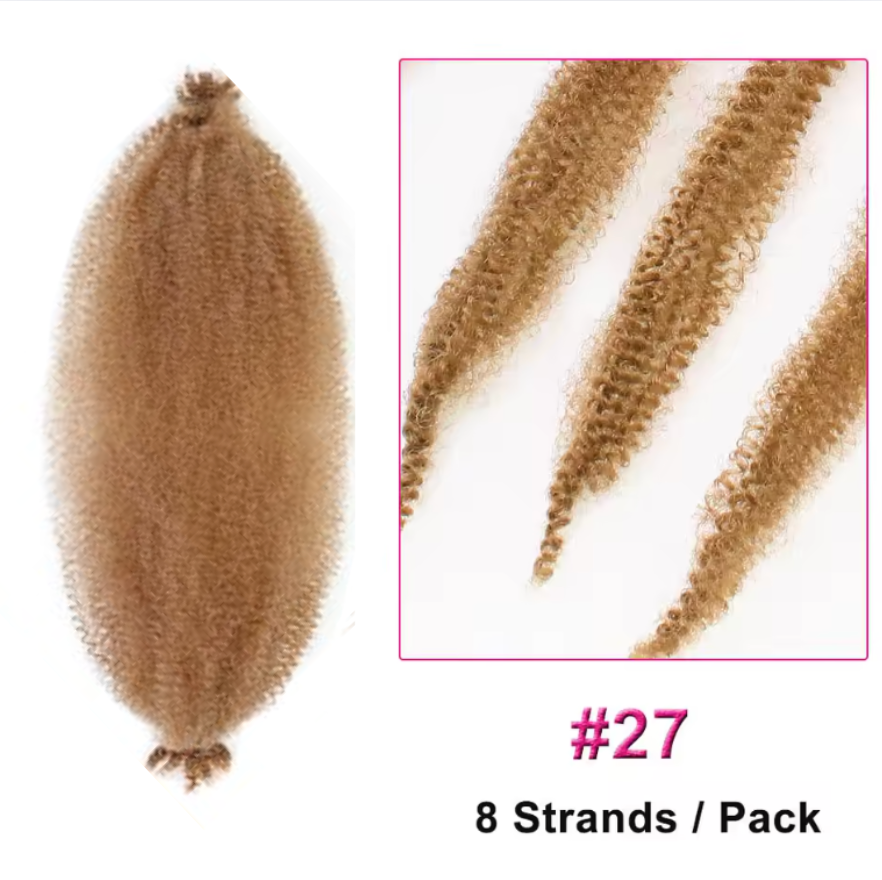 Spring Afro Faux Locs Butterfly Braids Hair Curly Twist Crochet Braiding Hair 16 24 28 Inch Lot