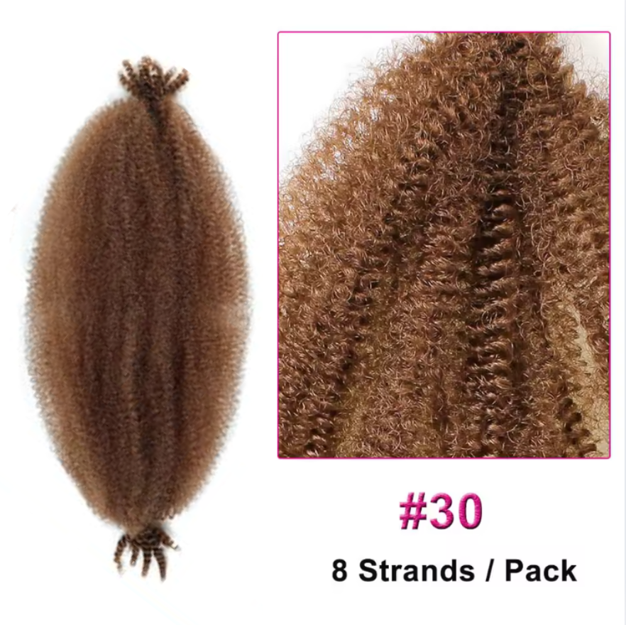 Spring Afro Faux Locs Butterfly Braids Hair Curly Twist Crochet Braiding Hair 16 24 28 Inch Lot