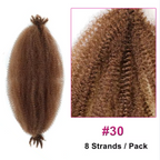 Spring Afro Faux Locs Butterfly Braids Hair Curly Twist Crochet Braiding Hair 16 24 28 Inch Lot