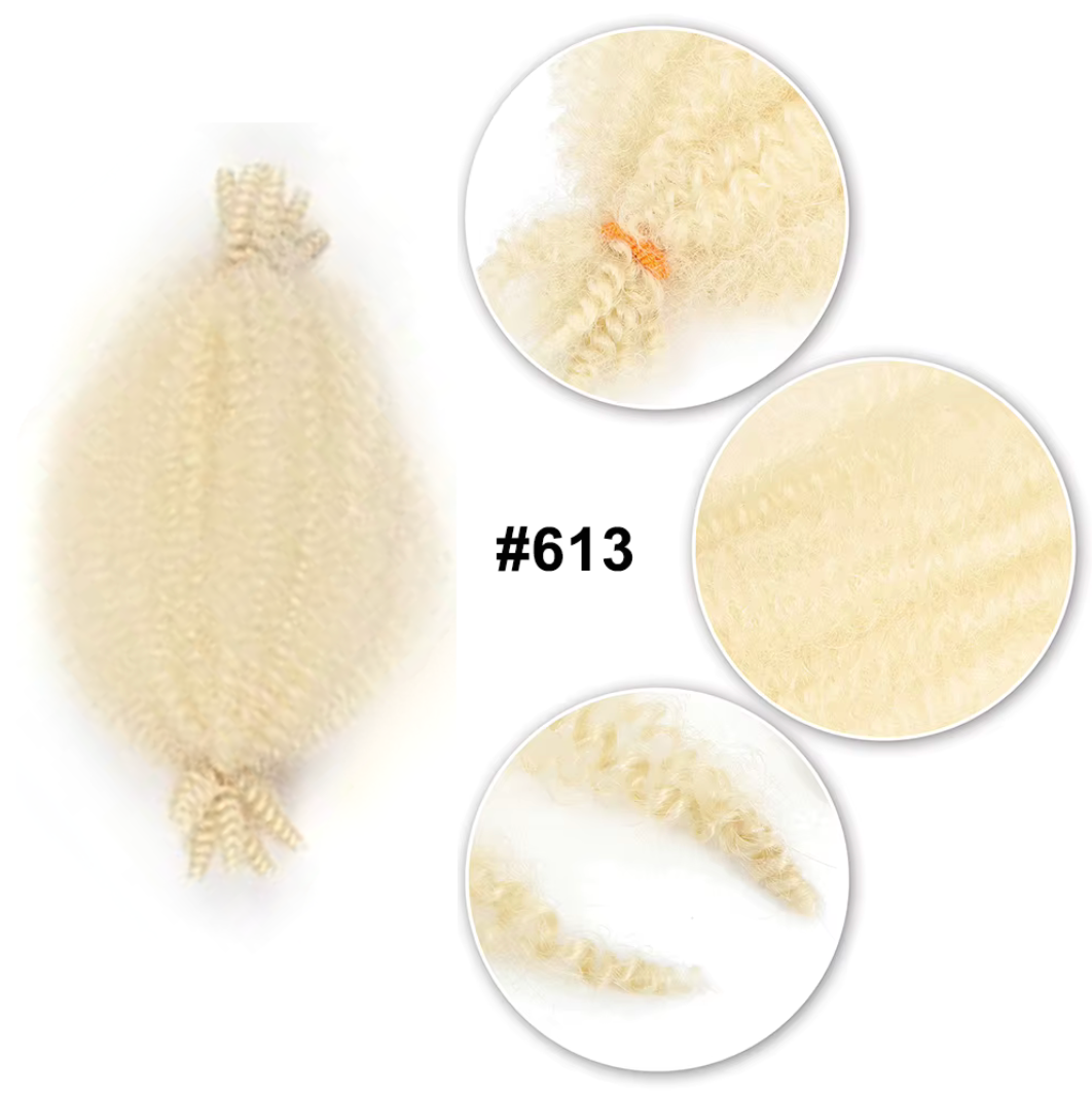 Spring Afro Faux Locs Butterfly Braids Hair Curly Twist Crochet Braiding Hair 16 24 28 Inch Lot