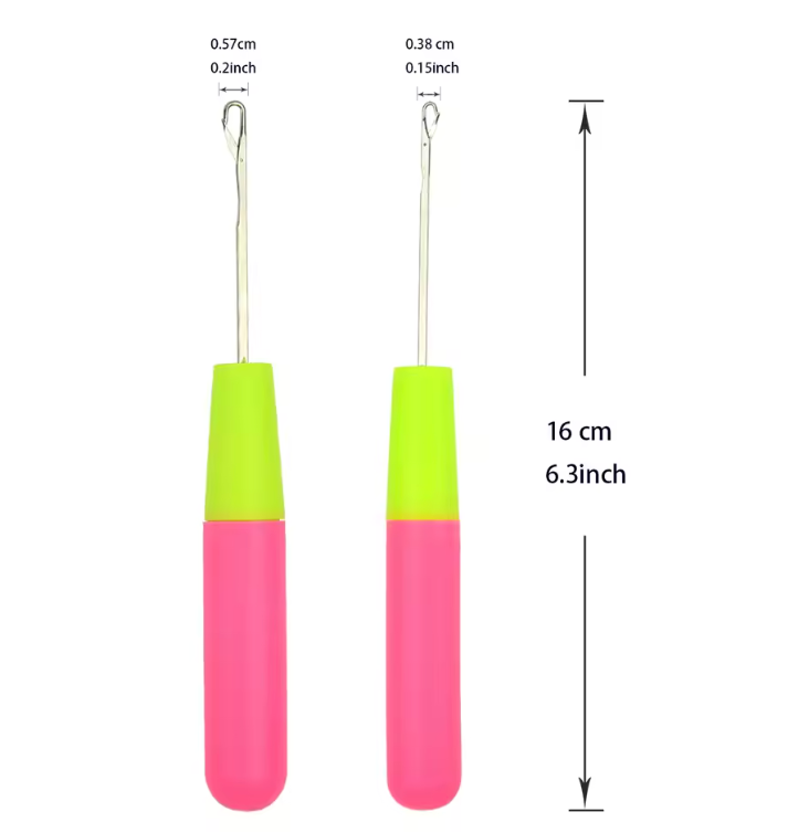 9 pcs Crochet Hair Set DreadLocks Butterfly Braids Extension  MicroLock Haircare Styling Hook