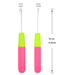 9 pcs Crochet Hair Set DreadLocks Butterfly Braids Extension  MicroLock Haircare Styling Hook