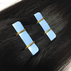 Straight Texture Tape In Human Hair Remy 20 Pcs 50g Natural Color Tape Ins Hair Extensions