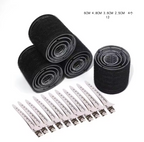 Salon Styling 28 Pcs/Set 18 Curlers 10 Clips Multi Sized Hair  Dressing Tools