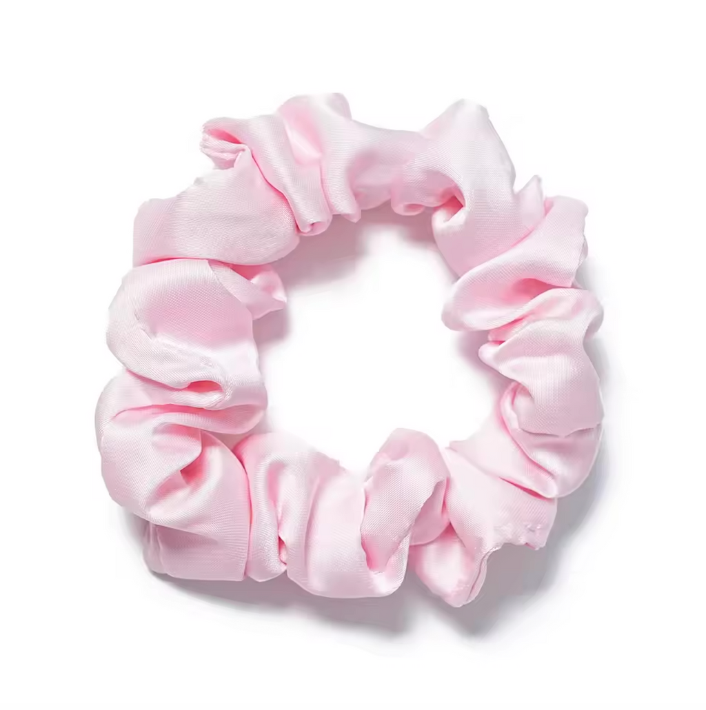 Satin Hair Protection Bonnet Cap 4 Pcs Pillow Case Silk Set Scrunchie Sleep