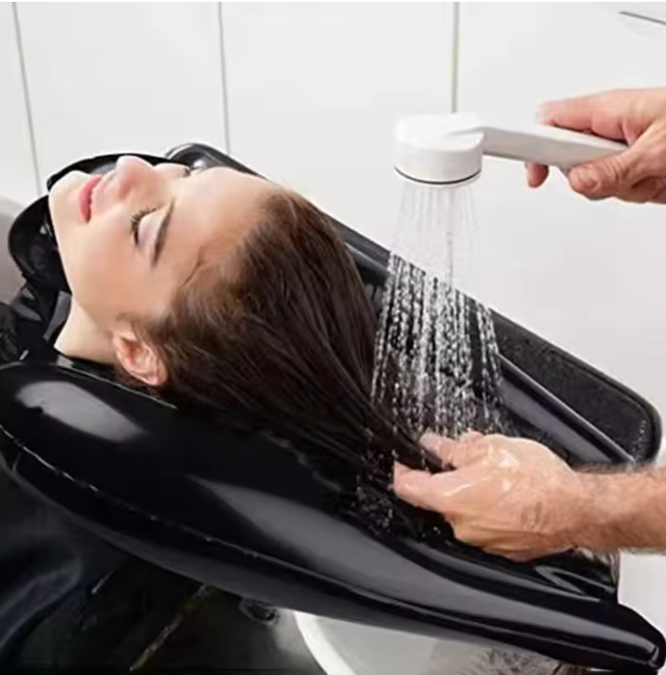 Inflatable Wash Assistance Elderly Pregnancy Children Mess Free Hair Wash Basin Helper Shampooing Sink Attachment Cleanser