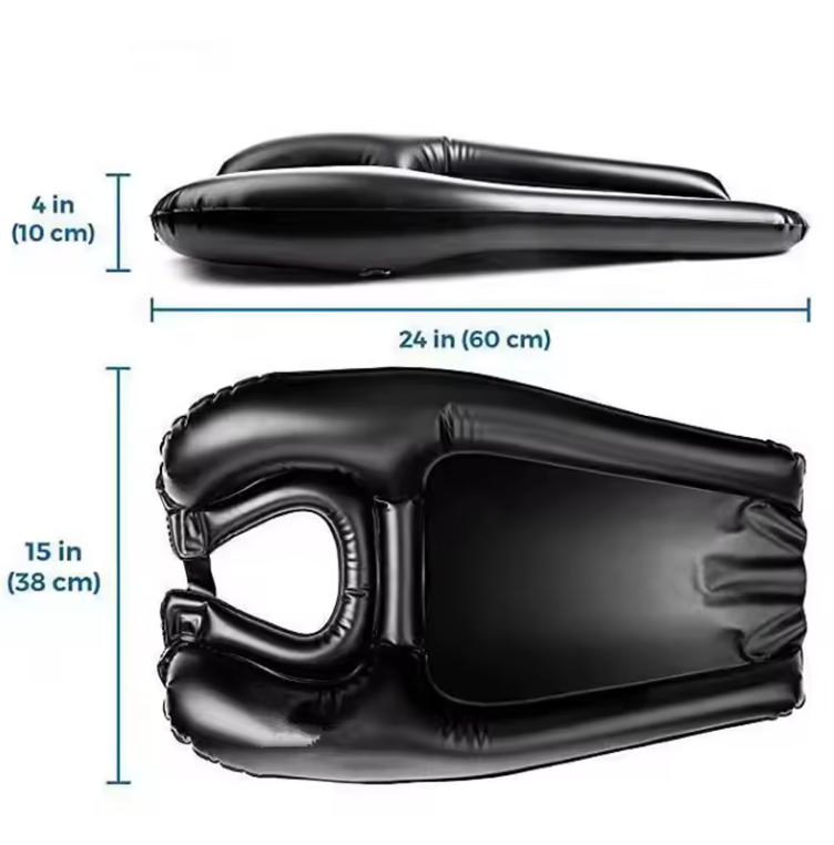 Inflatable Wash Assistance Elderly Pregnancy Children Mess Free Hair Wash Basin Helper Shampooing Sink Attachment Cleanser