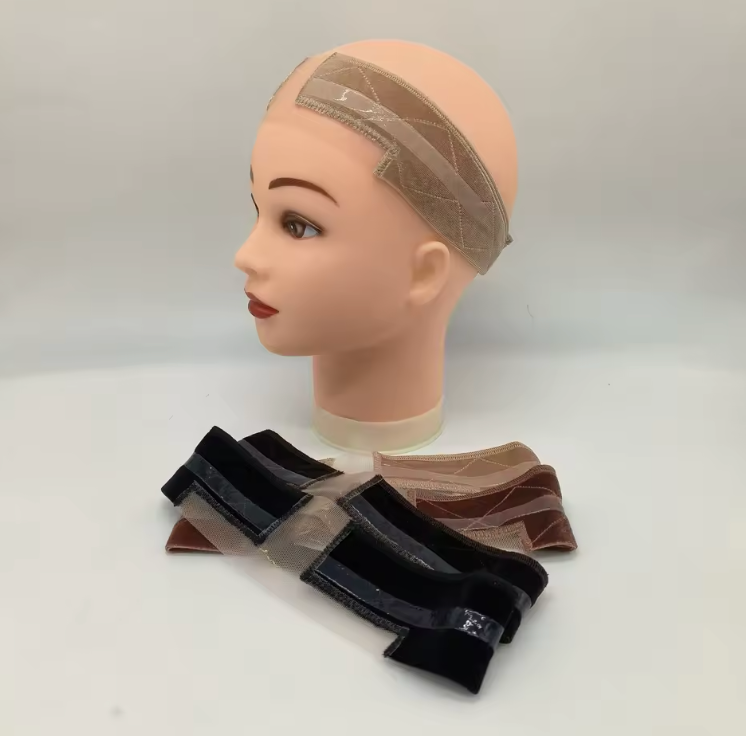 Lace Wig Grip Glueless Non Slip Soft Adjustable Velvet Headband Scarf Wig Accessories