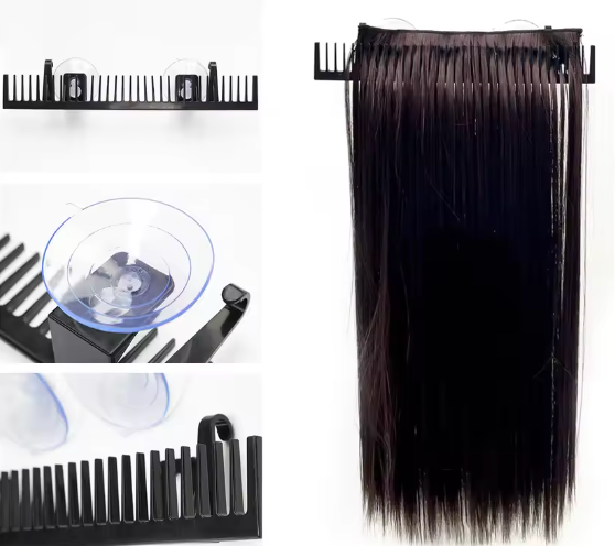 Hair Extensions Holder Bundles Washing Storage Display Stand Clip Ins Tape Ins Hanger