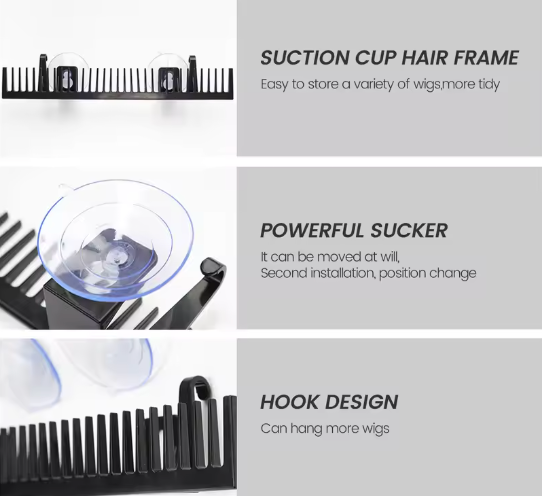 Hair Extensions Holder Bundles Washing Storage Display Stand Clip Ins Tape Ins Hanger