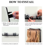 Hair Extensions Holder Bundles Washing Storage Display Stand Clip Ins Tape Ins Hanger